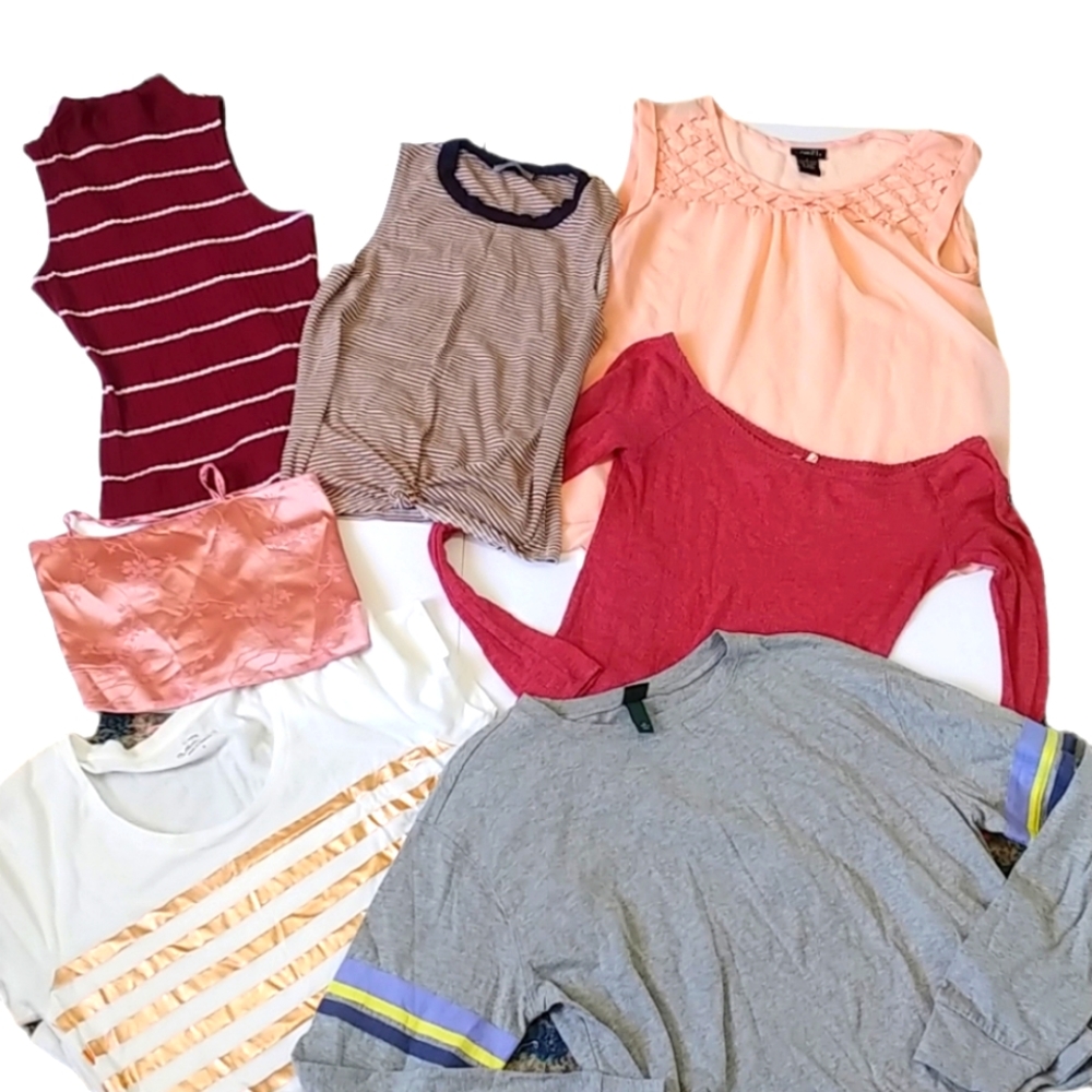 Huge Bundle Lot Clothing Tops Tank tops, high neck, crop, tee